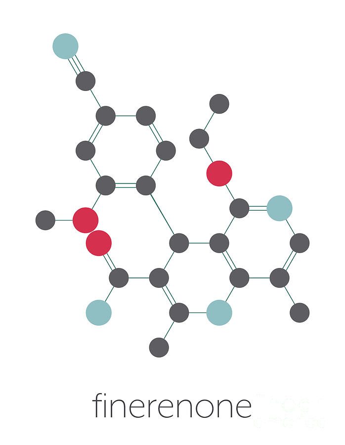 Finerenone Heart Failure Drug Molecule Photograph By Molekuul/science ...