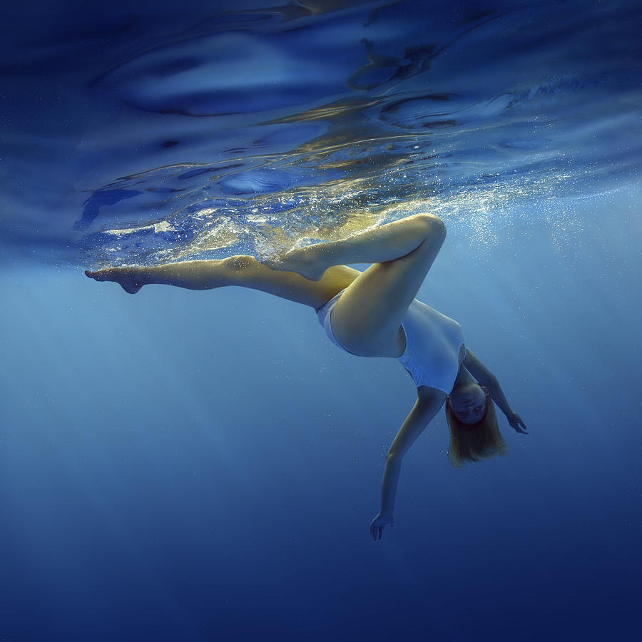 Mermaid Photograph - Flight #4 by Dmitry Laudin