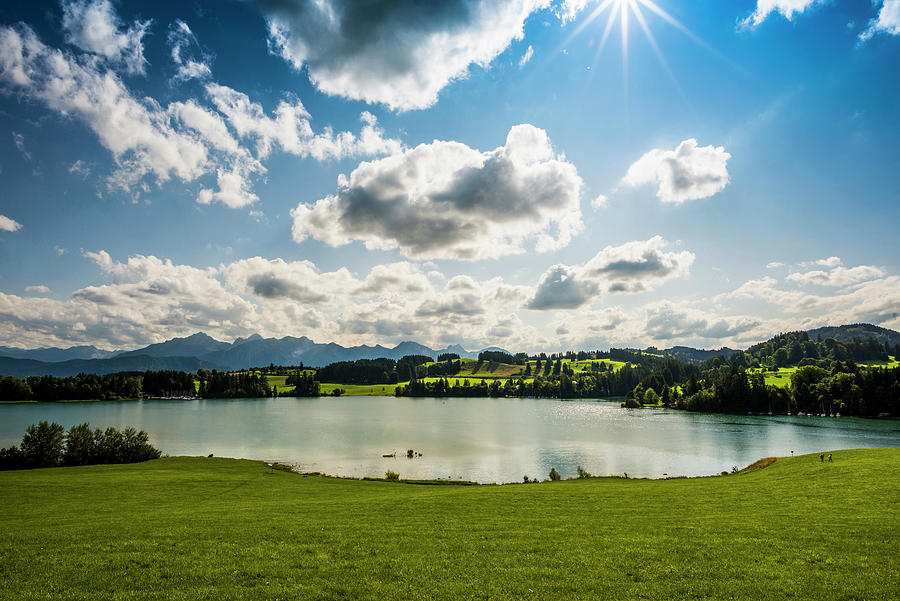 Forggensee, Bei Fssen, Ostallgu, Allgu, Bavaria, Germany #4 Photograph by Daniel Schoenen Fotografie