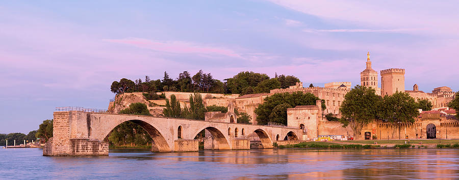 France, Avignon, Pont Saint-benezet #4 Digital Art by Jordan Banks