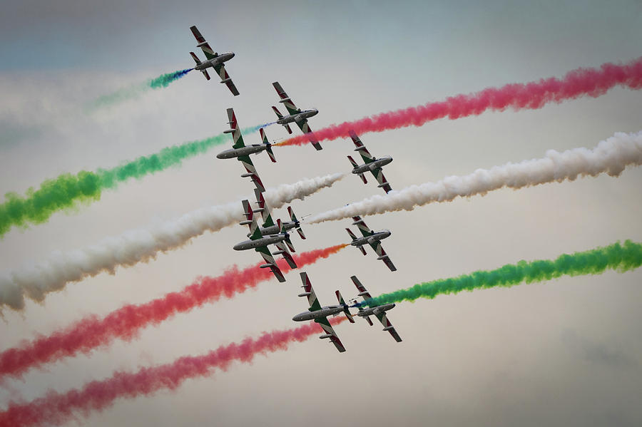 Frecce Tricolori Photograph by Airpower Art - Fine Art America