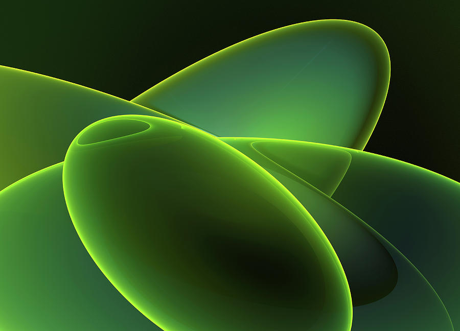 Full Frame Green Abstract Backgrounds #4 Photograph by Ikon Images