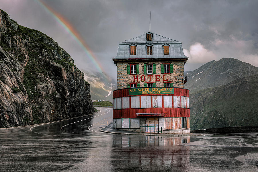 Furkapass Hotel Belvedere - Switzerland Photograph by Joana Kruse