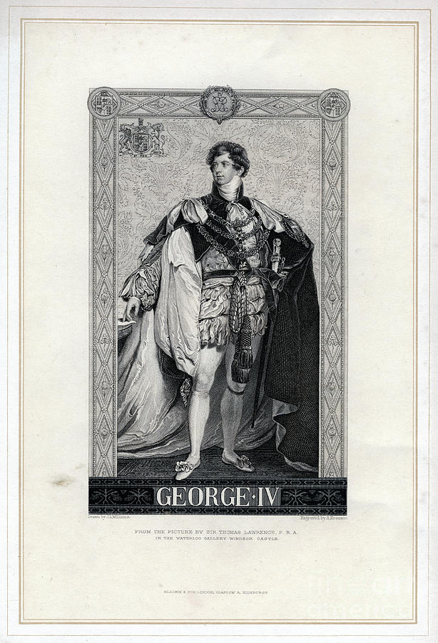 George Iv, King Of The United Kingdom #4 Drawing by Print Collector