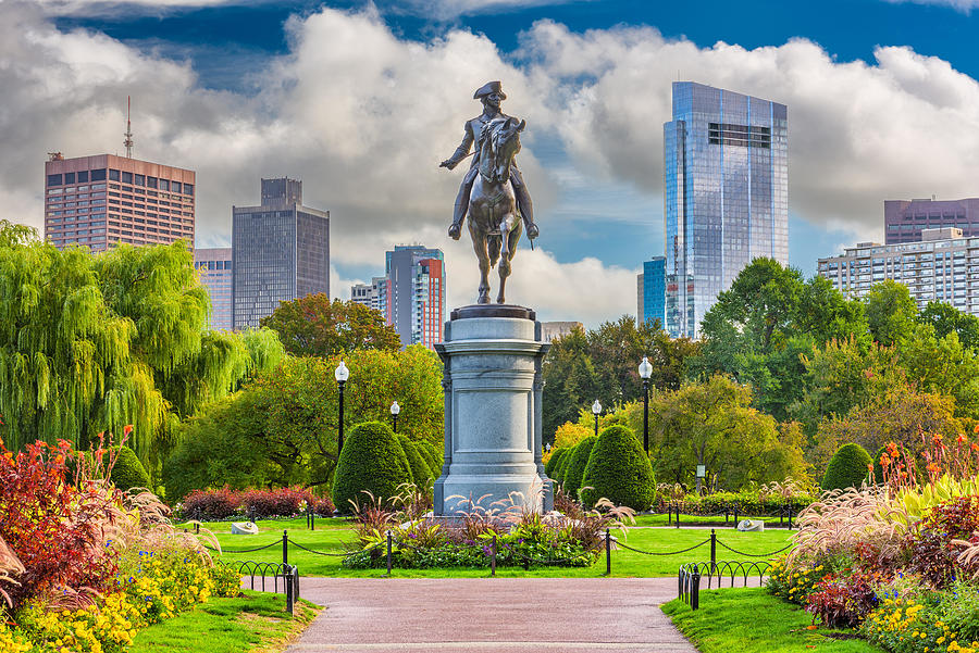 George Washington Photograph - George Washington Monument At Public #4 by Sean Pavone