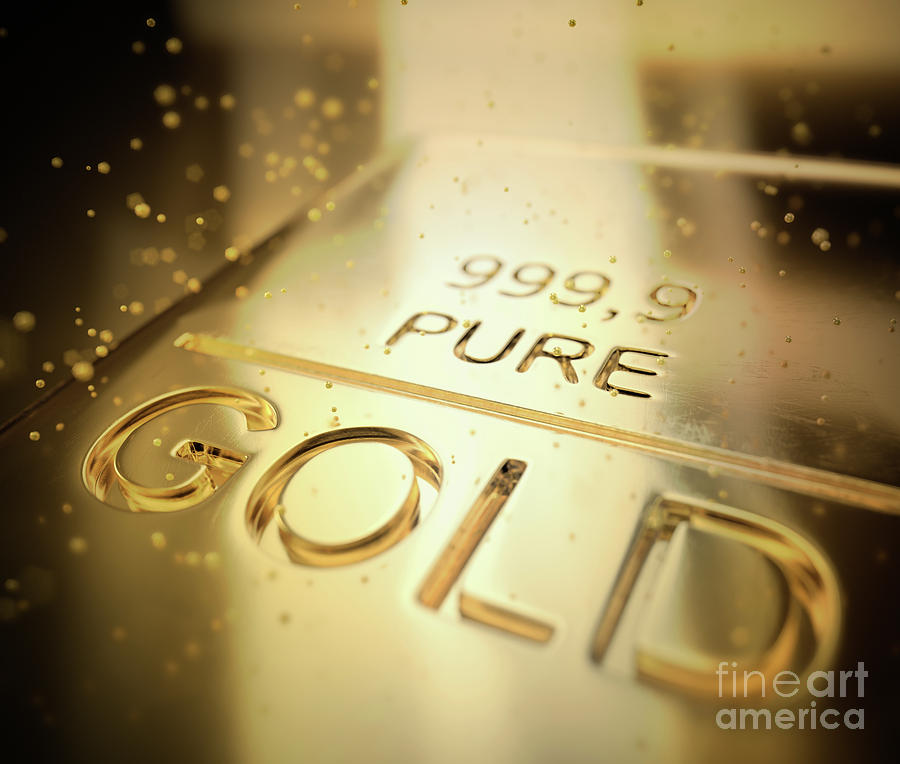 Gold Bar #4 Photograph by Ktsdesign/science Photo Library
