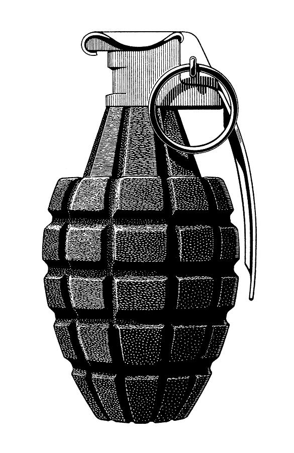 Grenade Drawing by CSA Images