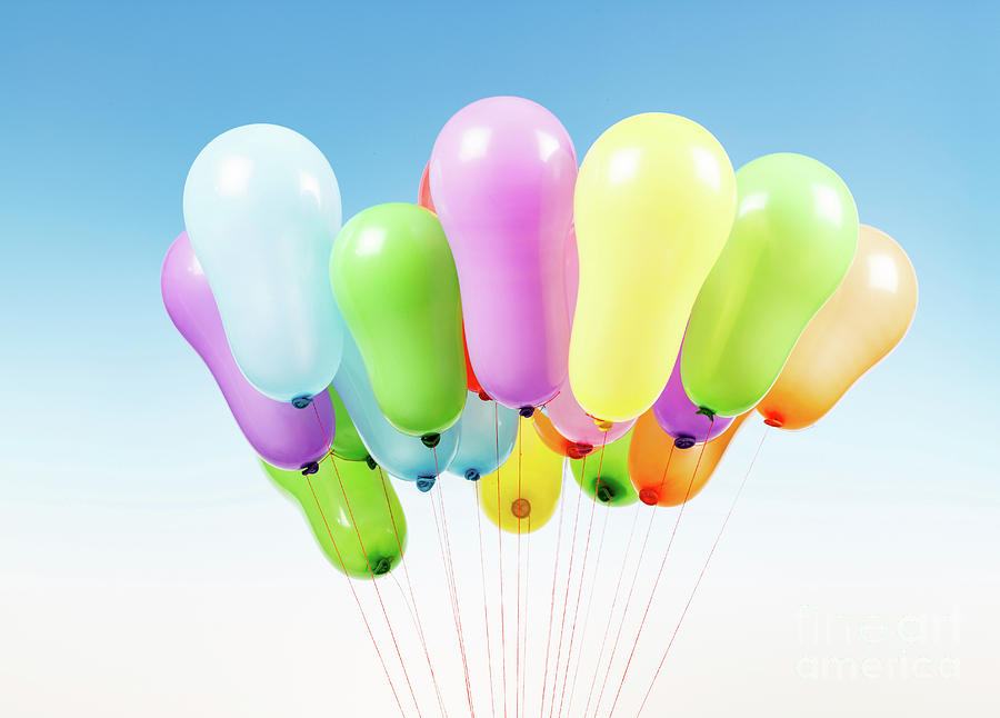 Group Of Balloons #4 Photograph by Wladimir Bulgar/science Photo Library