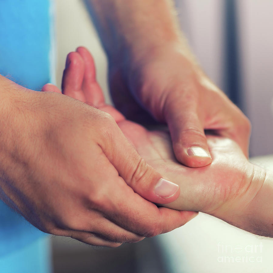 Arm Massage #4 Photograph by Microgen Images/science Photo Library