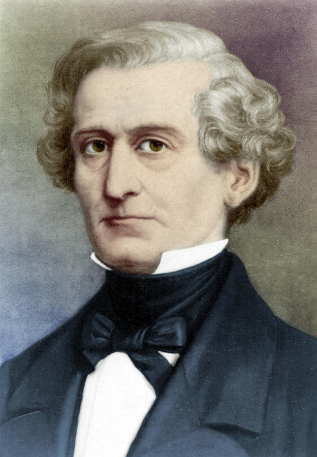 Hector Berlioz, French Composer #4 Painting by Science Source Hector Berlioz, French Composer #4 Painting by Science Source