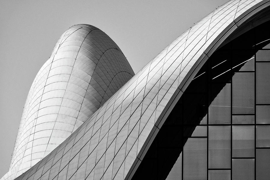 Azerbaijan, Baku - Heydar Aliyev Center #1 Photograph by Fabrizio Troiani