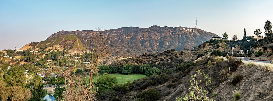 Hollywood Hills And Surrounding Landscape Near Los Angeles #4 Photograph by Alex Grichenko