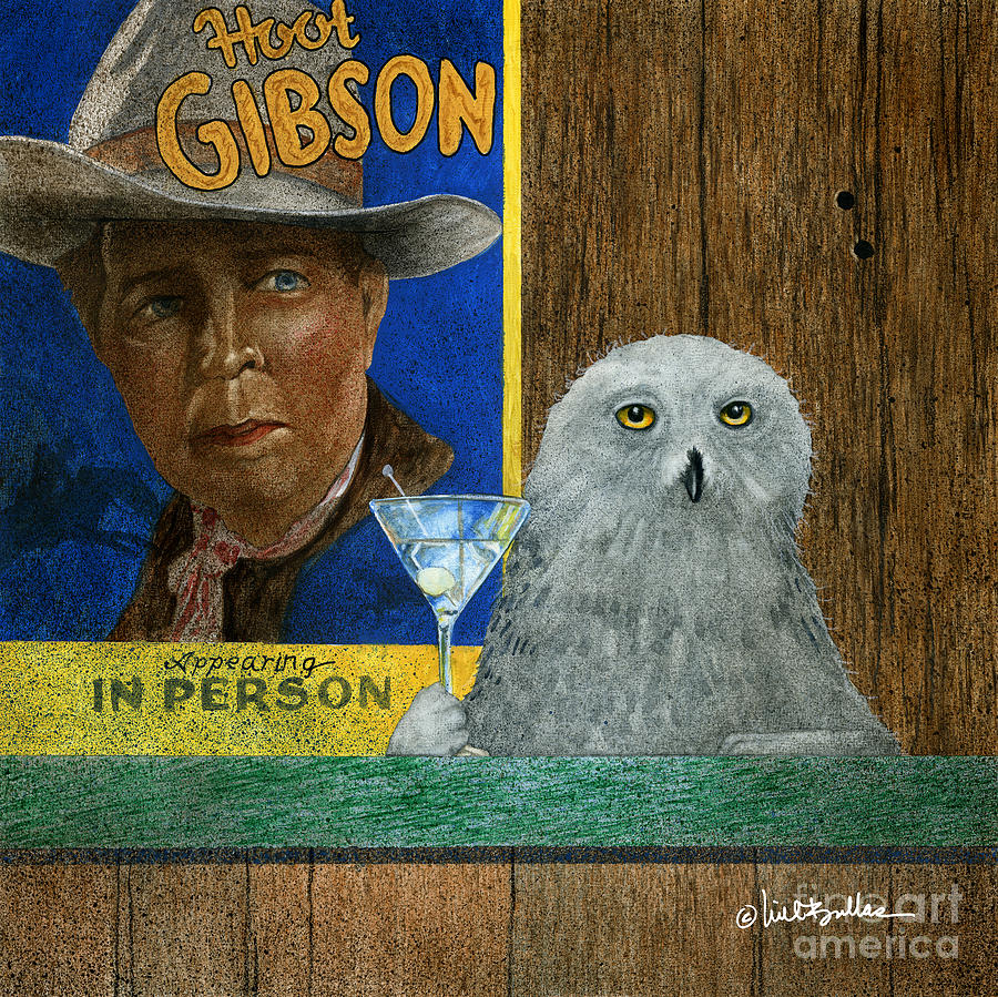 Hoot Gibson... #3 Painting by Will Bullas