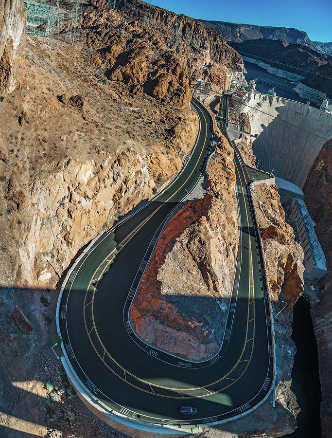 Hoover Dam Lake Mead Arizona Nevada Photograph By Alex Grichenko Fine Art America