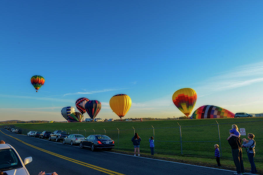 Hot Air Balloons Morgantown #4 Photograph by Dan Friend