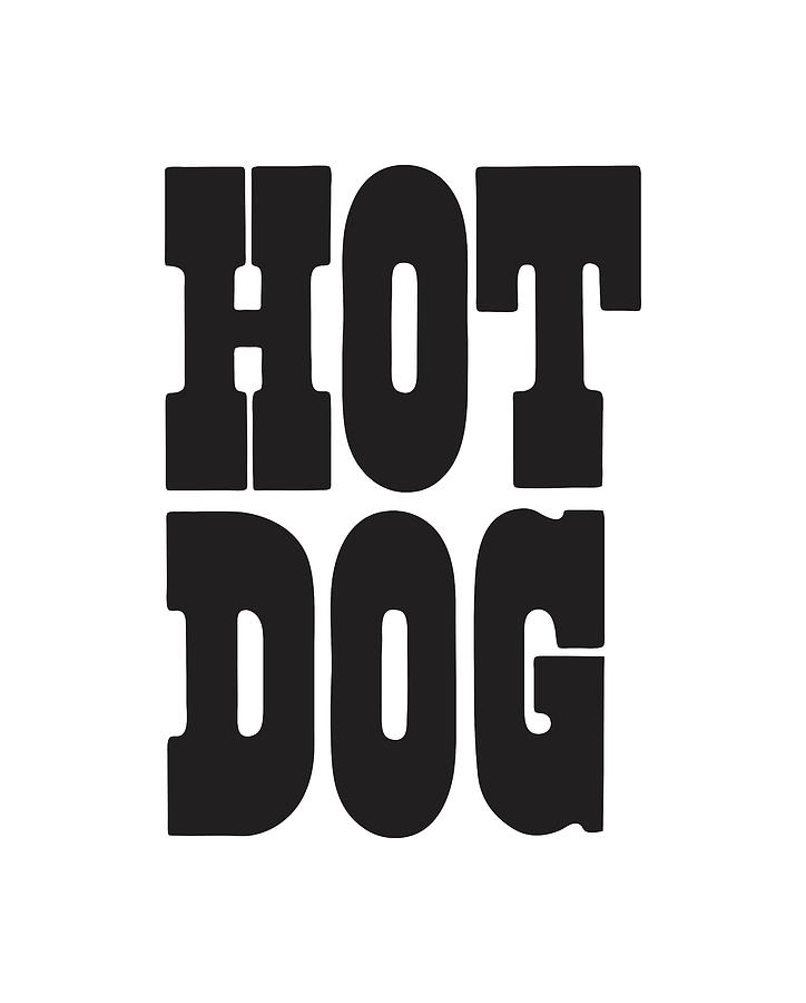 Hot Dog Drawing by CSA Images - Fine Art America