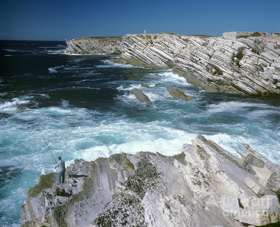 Inclined Rock Strata At The Coast #4 by Science Photo Library