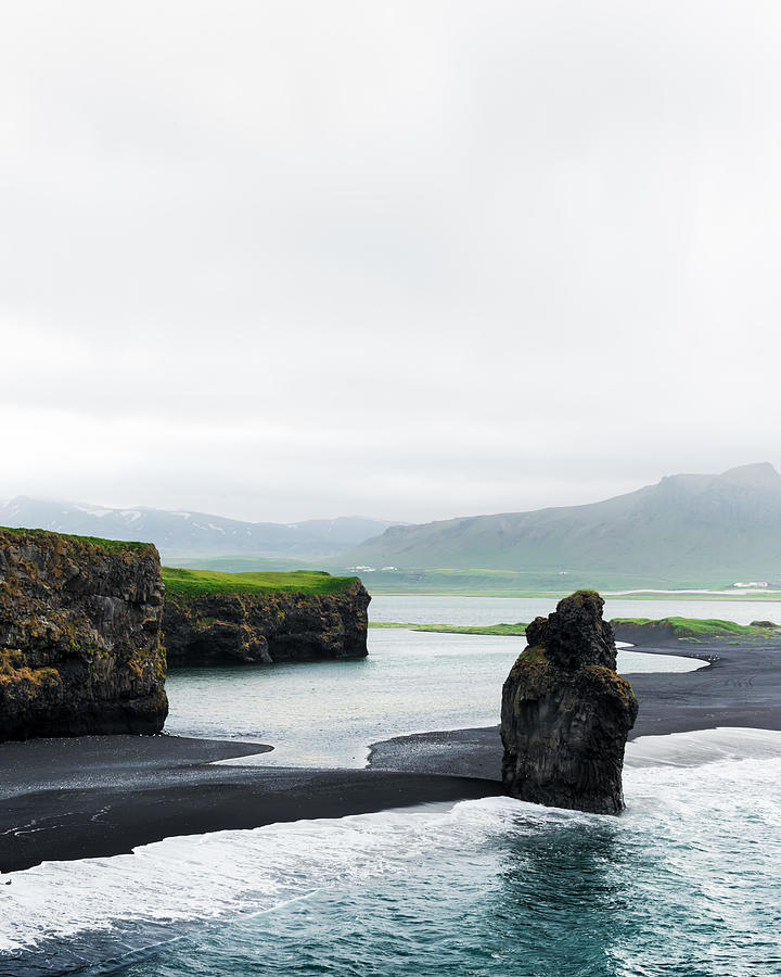 Nature Photograph - Incredible View Of The Black Beach #4 by Ivan Kmit