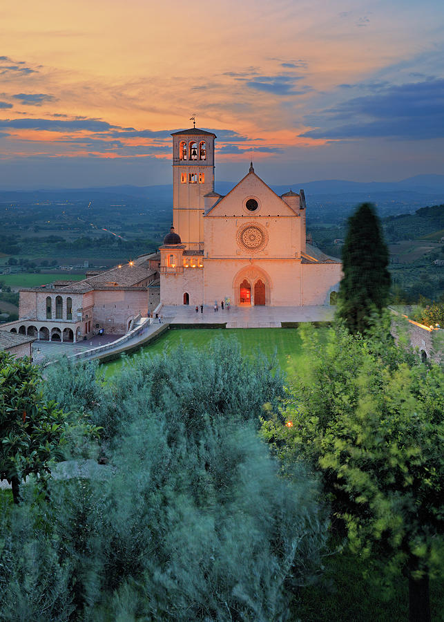 Italy, Umbria, Perugia District, Assisi, Basilica Of San Francesco #4 Digital Art by Riccardo Spila