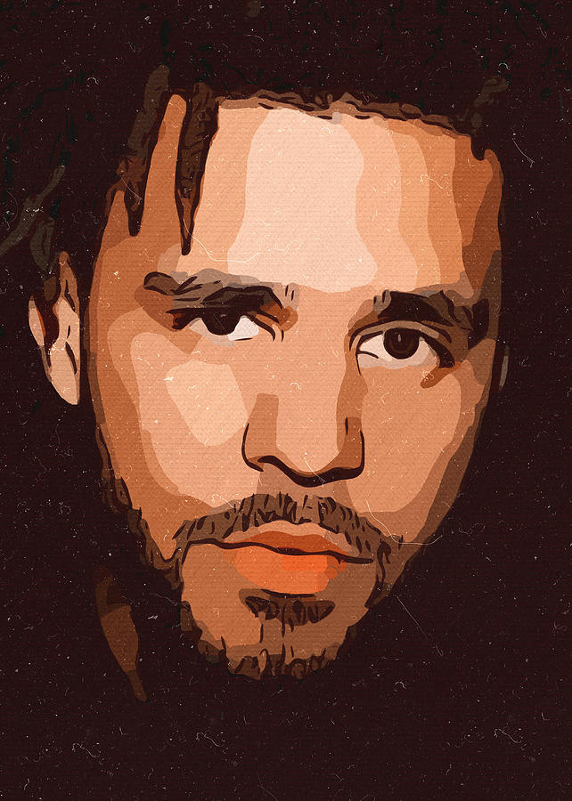 J Cole Artwork Painting by Taoteching Art