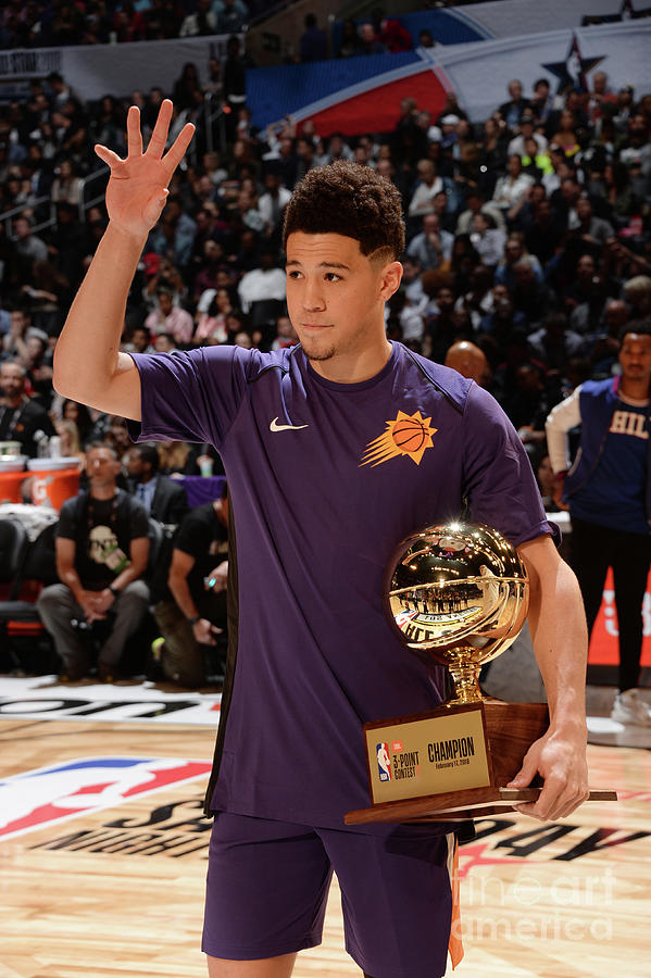Jbl Three-point Contest 2018 4 Photograph by Andrew D. Bernstein Jbl Three-point Contest 2018 4 Photograph by Andrew D. Bernstein