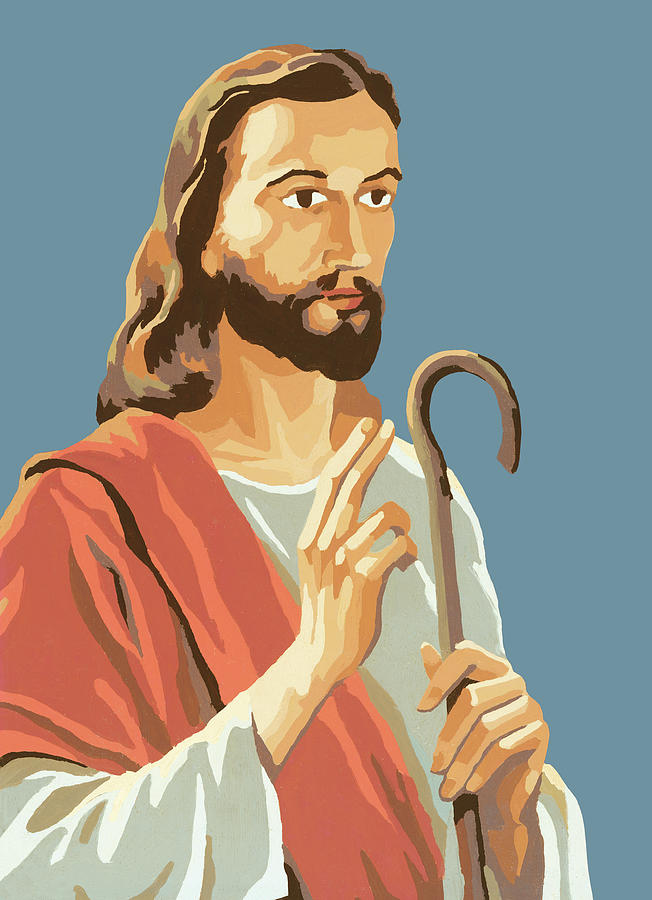 Easter Drawing - Jesus #4 by CSA Images