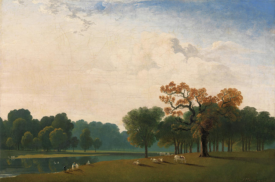 John Martin Painting - Kensington Gardens  #14 by John Martin