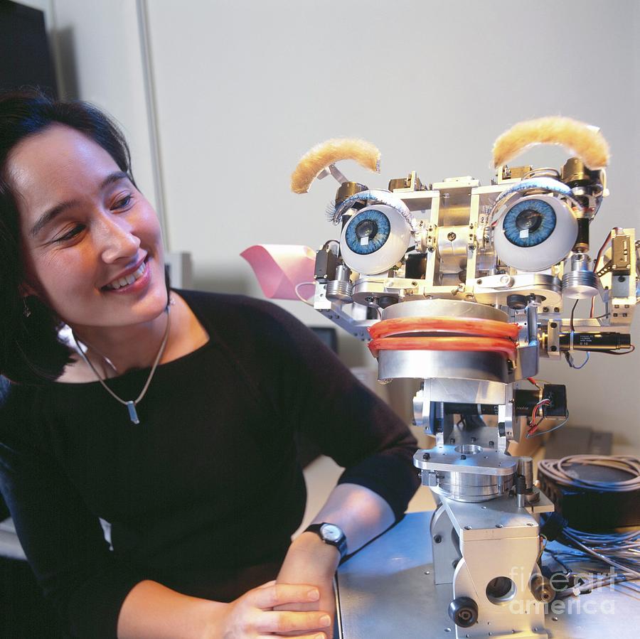 Interacting Photograph - Kismet Robot #4 by Sam Ogden/science Photo Library