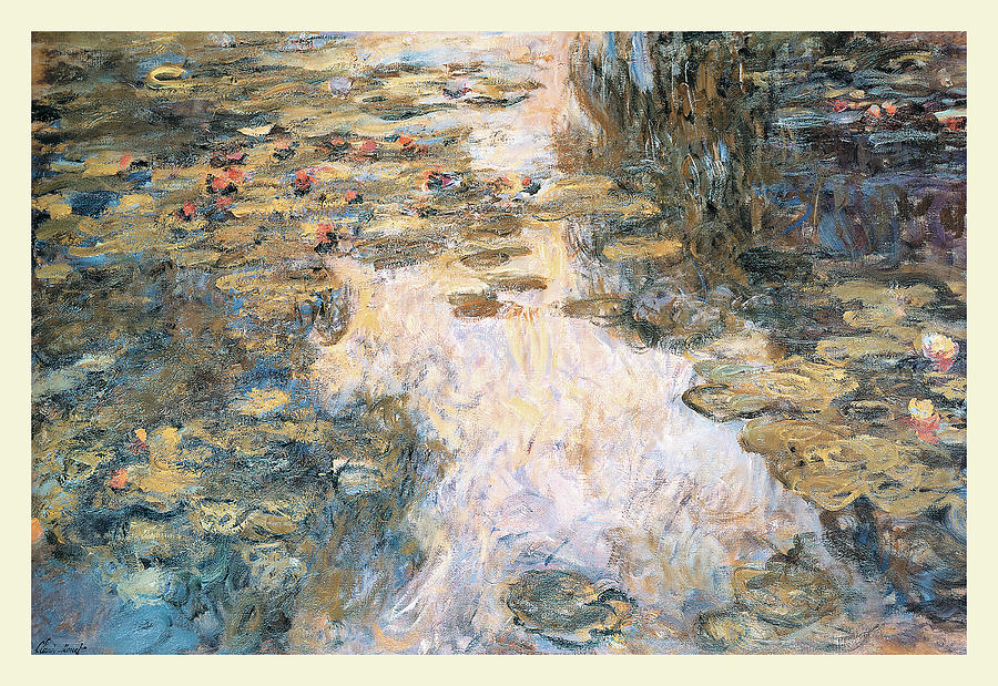 Le Bassin aux Nympheas #4 Painting by Claude Monet