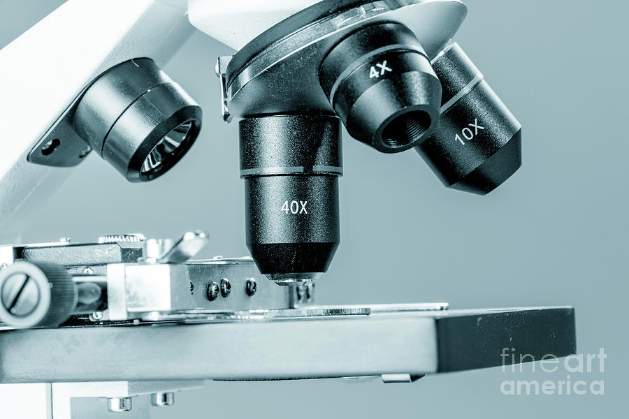 Light Microscope Stage And Lenses Photograph by Wladimir Bulgar/science