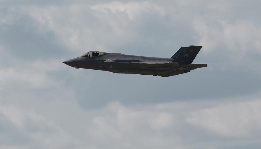 Airplane Photograph - Lockheed Martin F-35 Lightning II, stealth single seat fighter p #4 by Bruce Beck