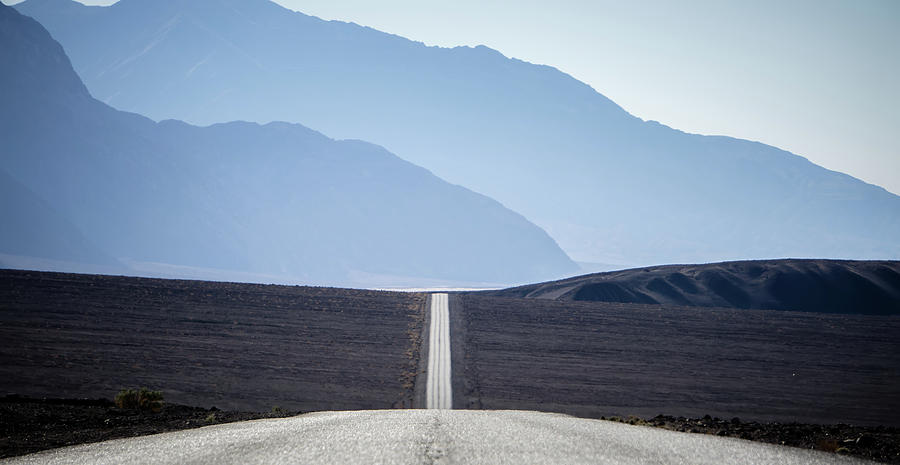 Lonely Road In Death Valley National Park In California #4 Photograph by Alex Grichenko