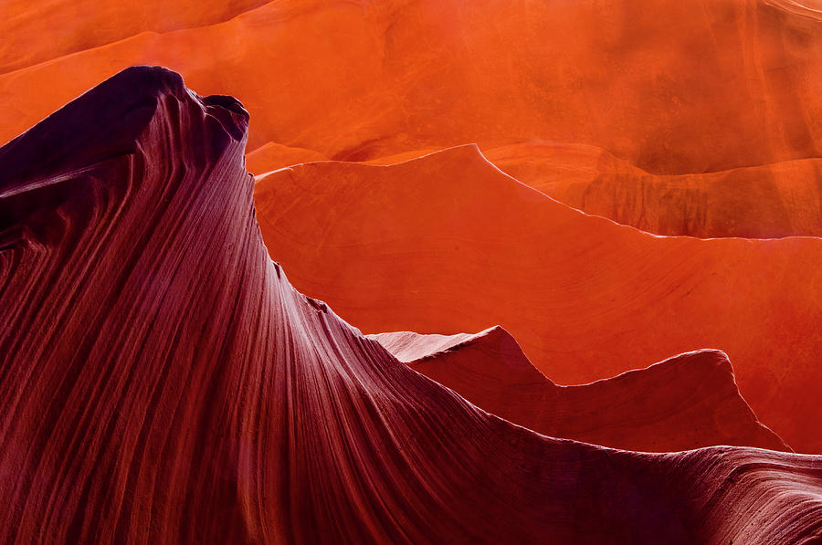 Lower Slot Canyon Outside Page Az #4 Photograph by Russell Burden
