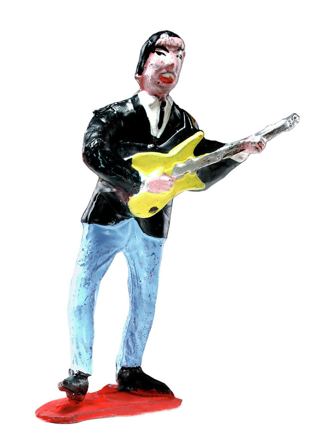 Music Drawing - Man Playing Guitar #4 by CSA Images