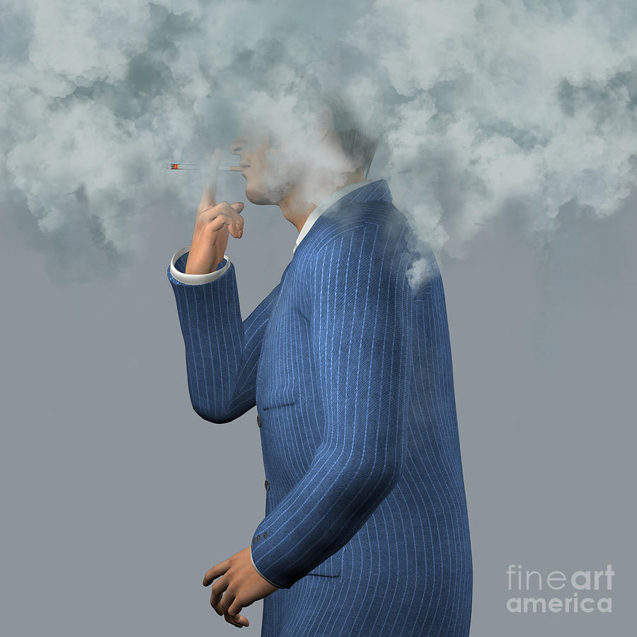 Man Smoking Cigarettes #4 Photograph by Fernando Da Cunha/science Photo Library