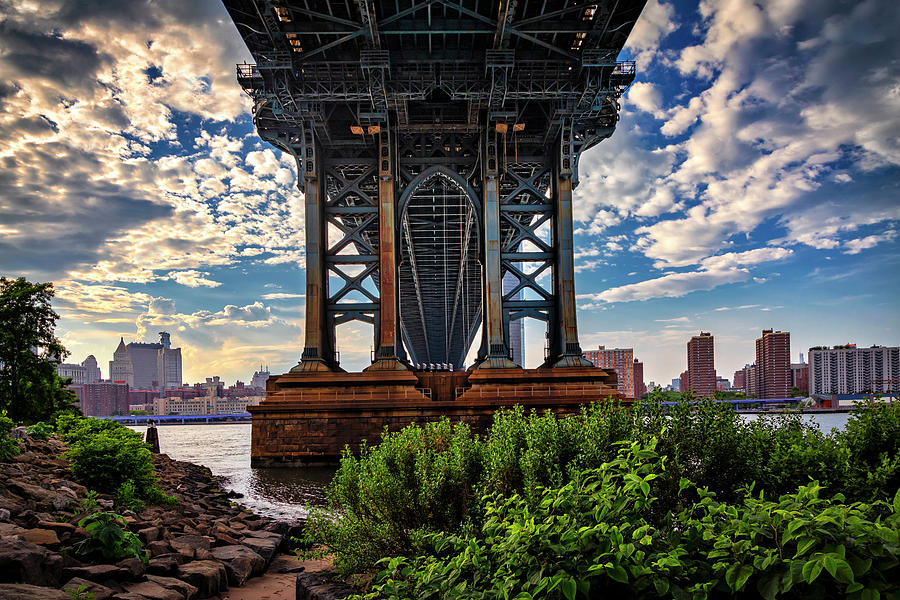 Manhattan Bridge, Brooklyn Nyc #4 Digital Art by Lumiere