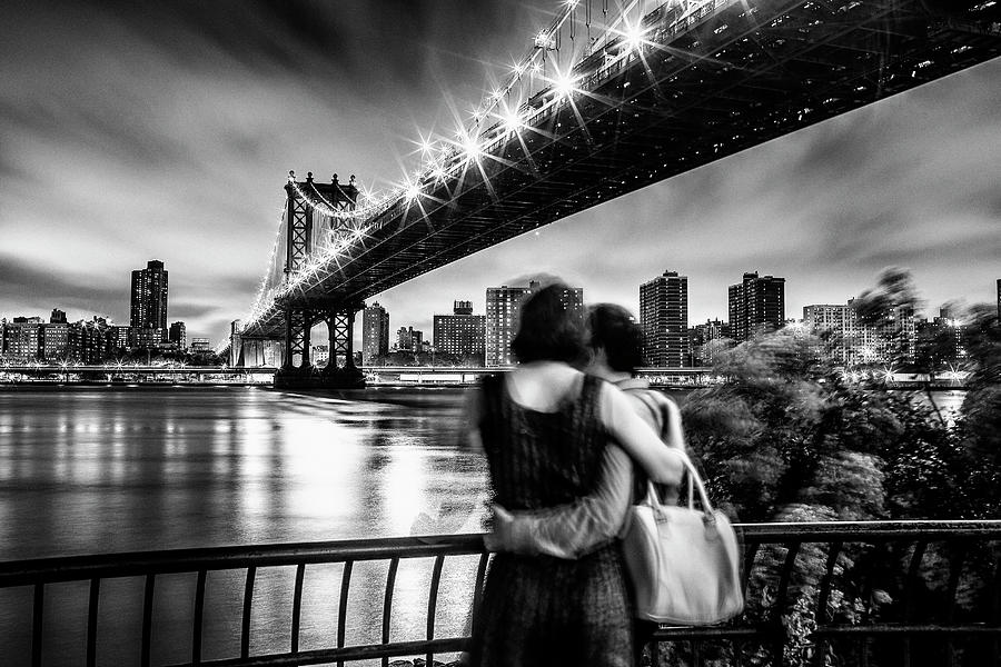 Manhattan Bridge & East River, Nyc #4 Digital Art by Antonino Bartuccio ...