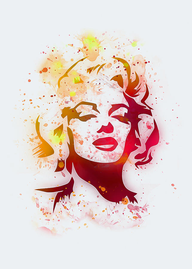 Marilyn #4 Digital Art by Ian Mitchell