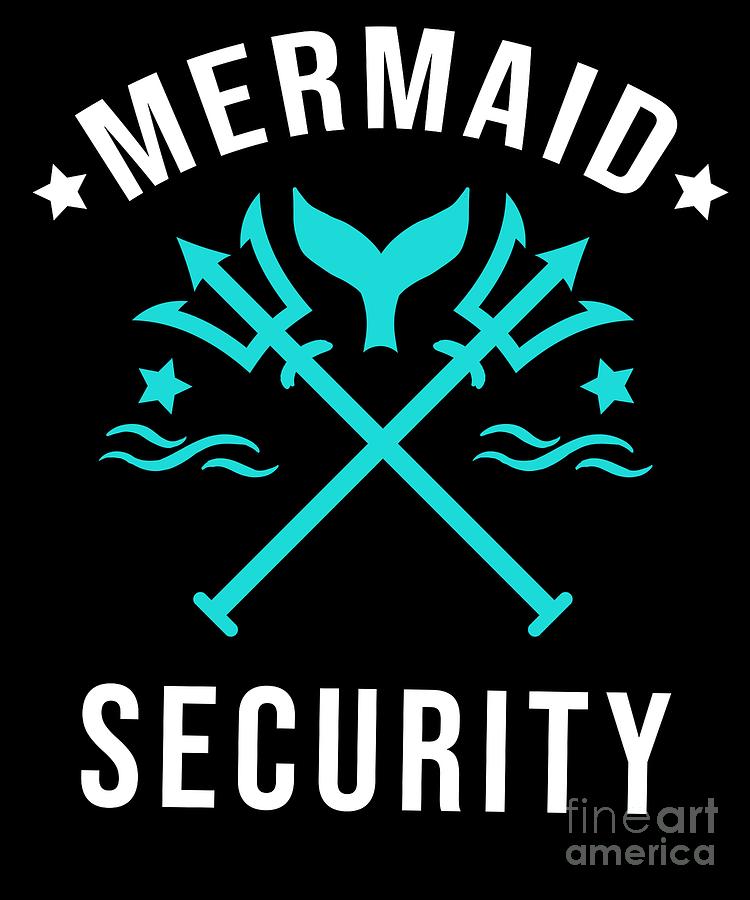 mermaid security shirt