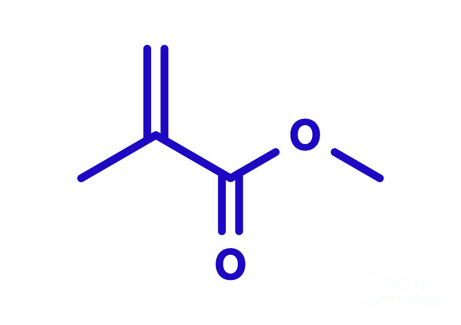 Methyl Methacrylate Molecule #4 Photograph by Molekuul/science Photo Library