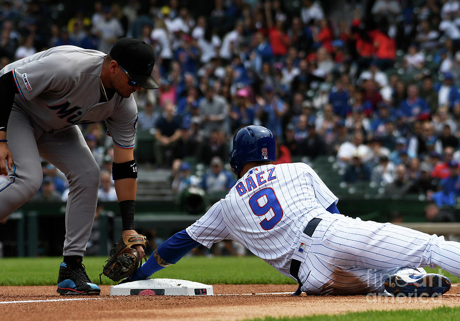 Miami Marlins V Chicago Cubs Photograph by David Banks Miami Marlins V Chicago Cubs Photograph by David Banks
