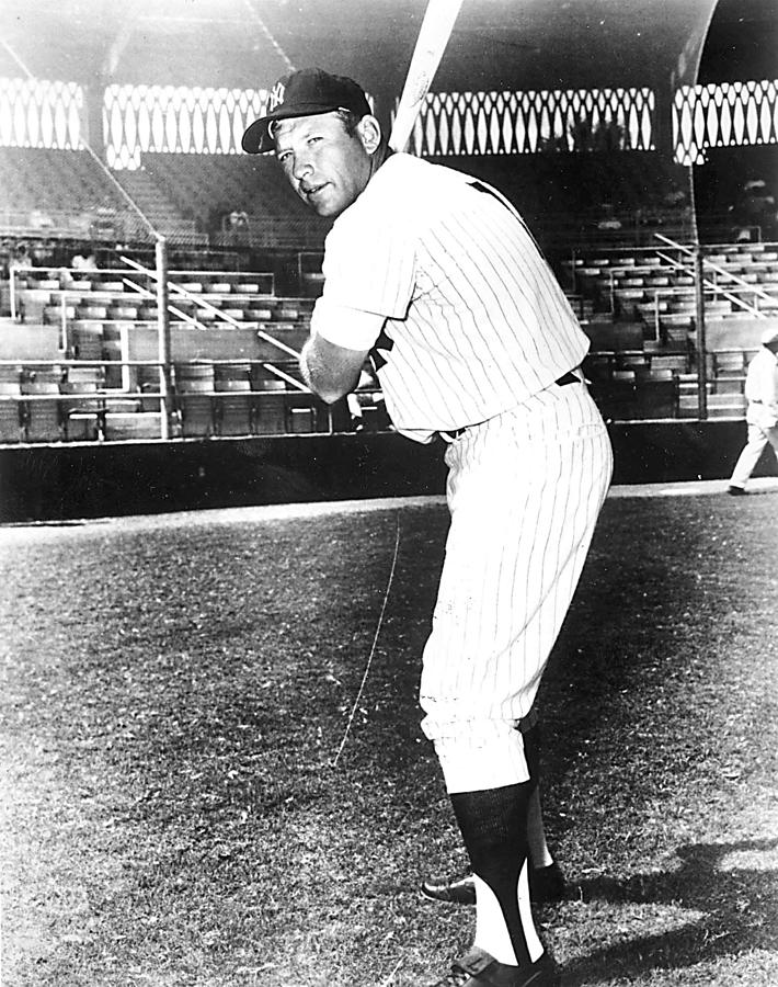 Mickey Mantle Photograph by Photo File - Pixels