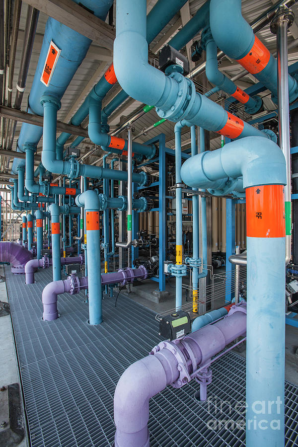 Microfiltration At Water Treatment Facility #4 Photograph by Science Photo Library Microfiltration At Water Treatment Facility #4 Photograph by Science Photo Library