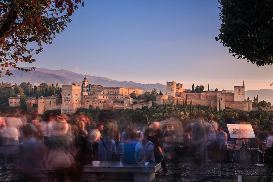 Alhambra Photograph - 4 Minutes Of History by Antonio Luis Martinez