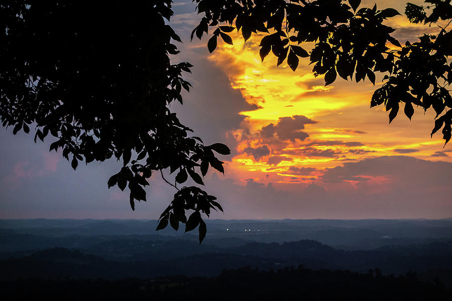 Morgantown Sunset Photograph by Steve Konya II - Fine Art America