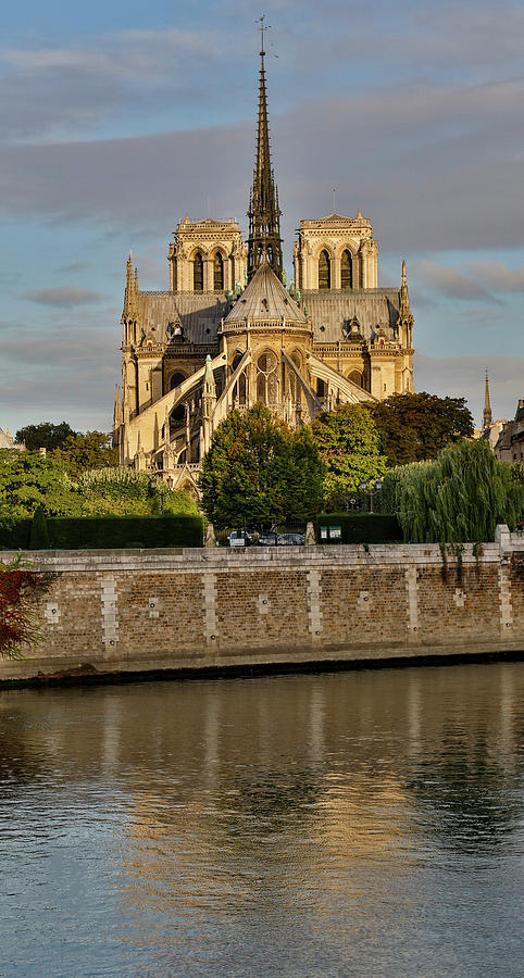 Architecture Photograph - Morning Light On Cathedral Notre Dame #4 by Darrell Gulin