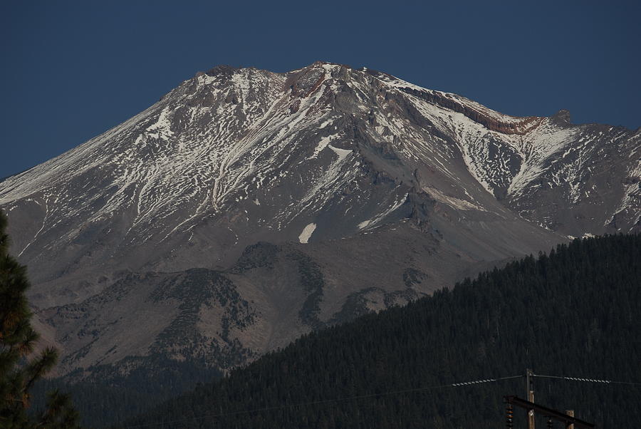 Mt Shasta Volcano, Northern California. Photograph by Reid Albee Fine