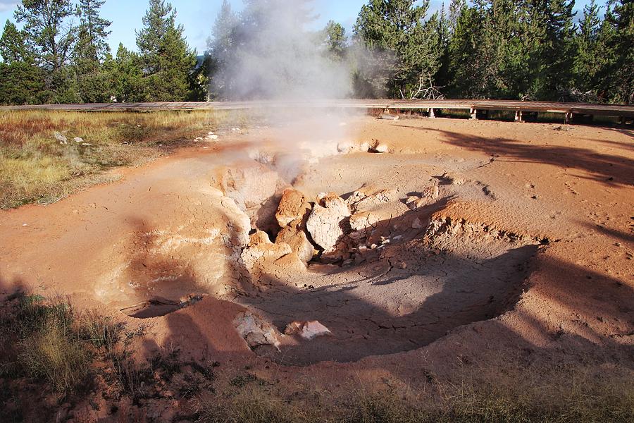 Mud Pots at Yellowstone #4 Photograph by Susan Jensen