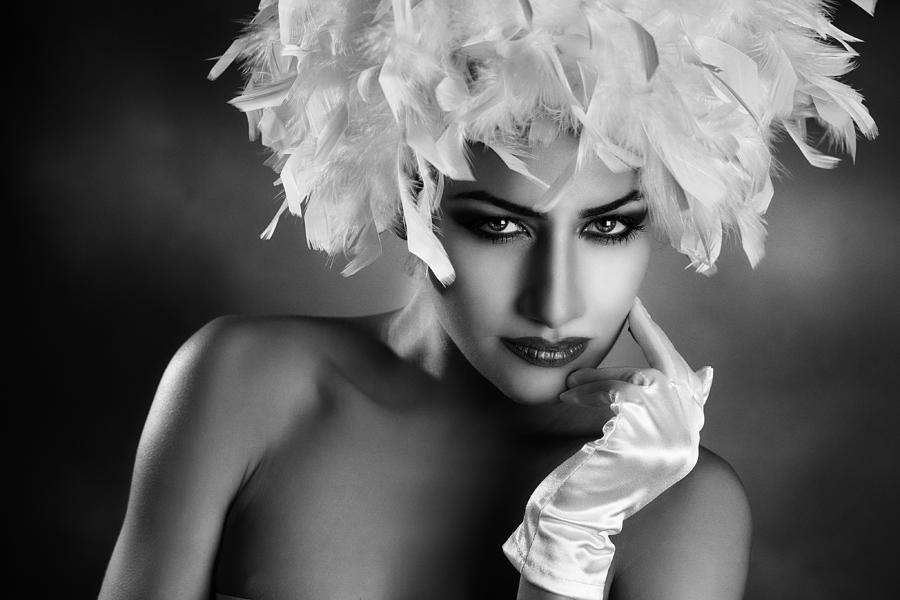 Feather Photograph - Nadia #4 by Peppe   Tamb