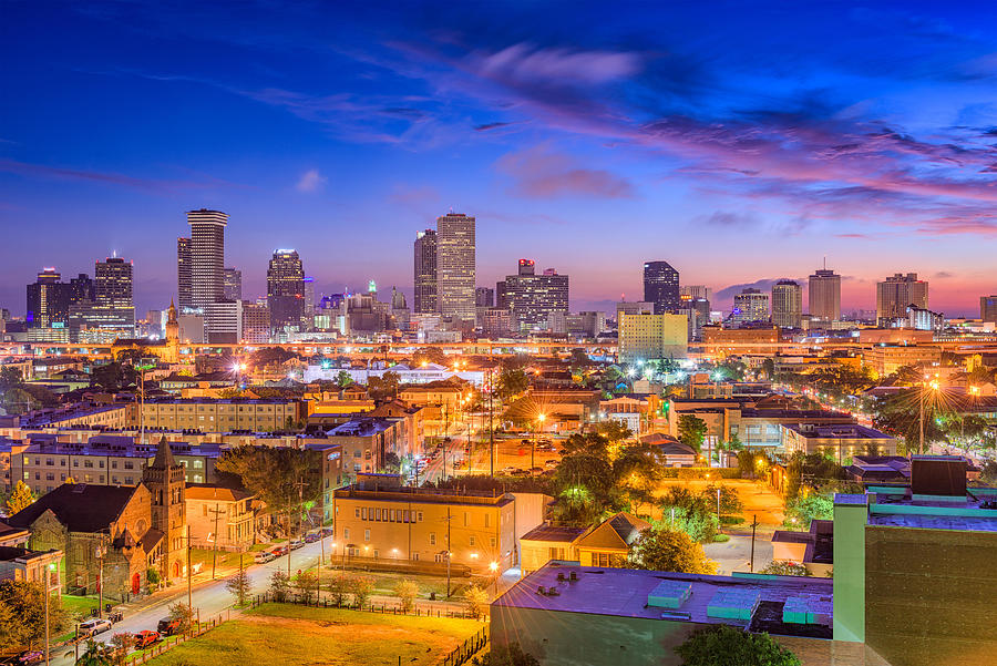 New Orleans, Louisiana, Usa Downtown Photograph by Sean Pavone - Fine ...